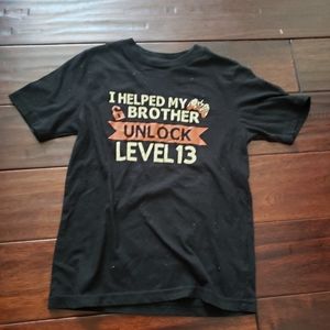 Boys Black I Helped my brother unlock level  13